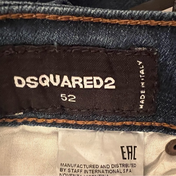 Dsquared2 paint-splatter Distress Italy-made Jeans - Picture 9 of 15